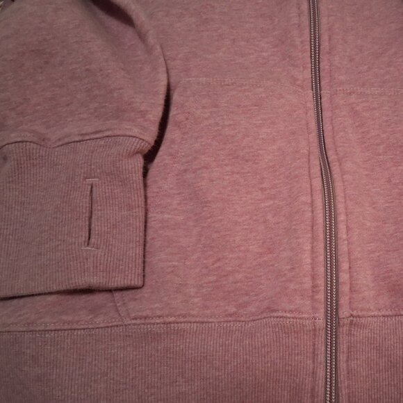 Women's Denver Hayes Hyper Dri Zip Up Hoodie, Mauve, Large - Picture 5 of 10